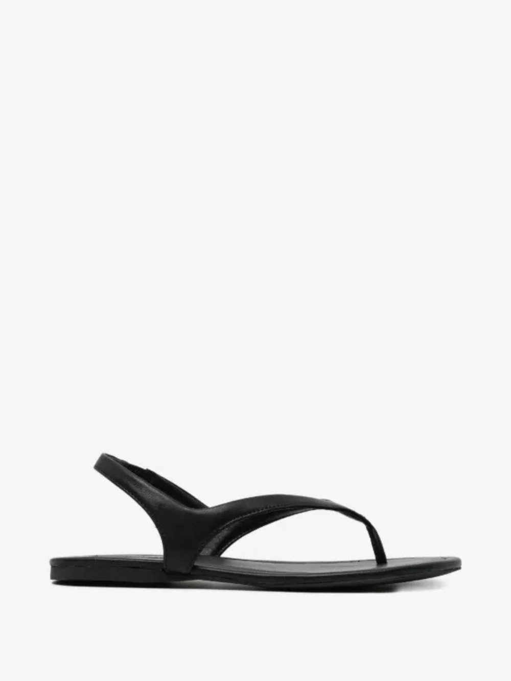NEW Senso Nessa flat sandals in black leather